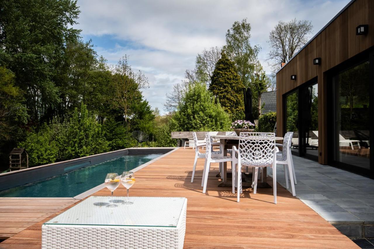 Bed and Breakfast Au Calme De Hosdent Braives Exterior foto