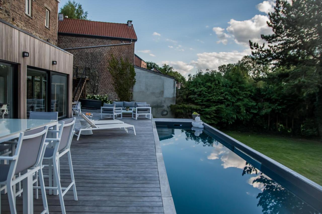 Bed and Breakfast Au Calme De Hosdent Braives Exterior foto