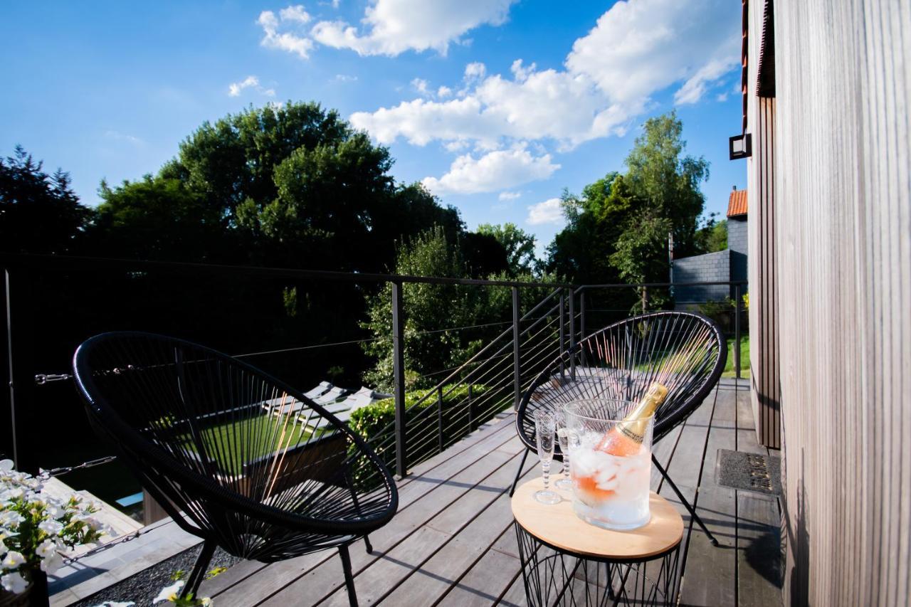 Bed and Breakfast Au Calme De Hosdent Braives Exterior foto