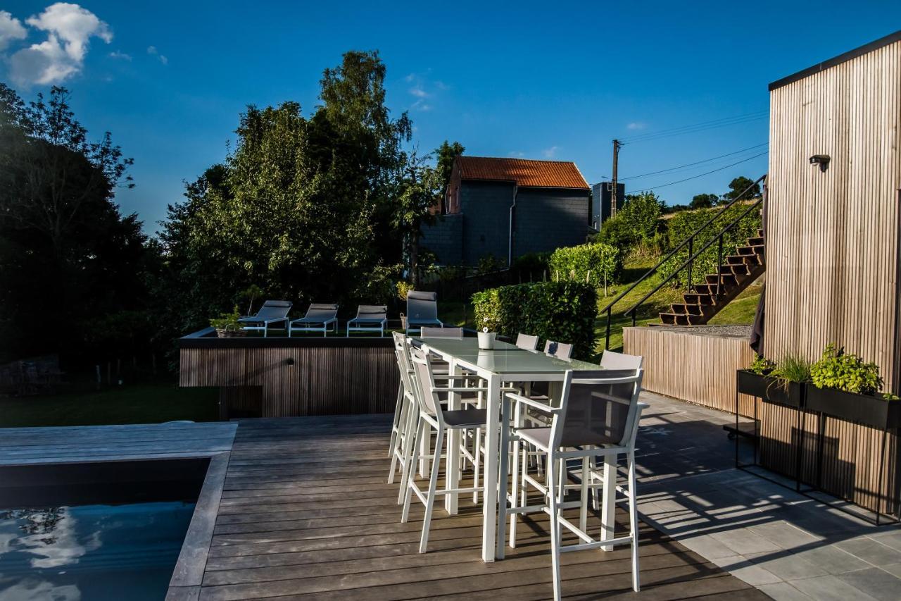 Bed and Breakfast Au Calme De Hosdent Braives Exterior foto